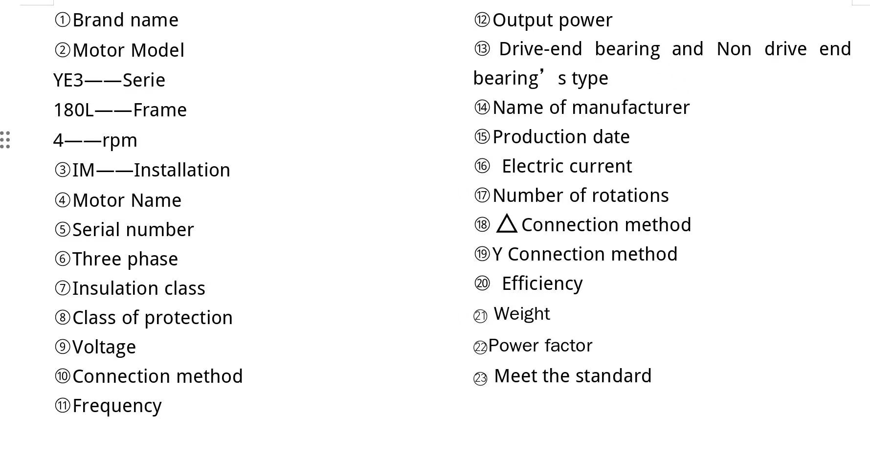 how to read a motor nameplate