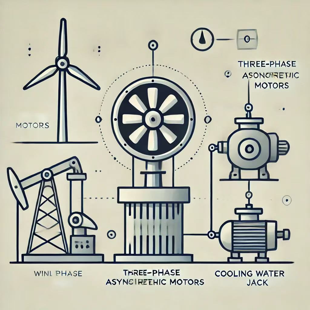 Application of three-phase asynchronous motor in machinery automation