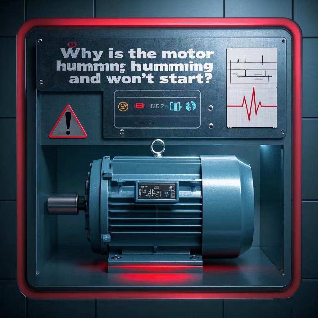 Why the motor will buzz and can not start!