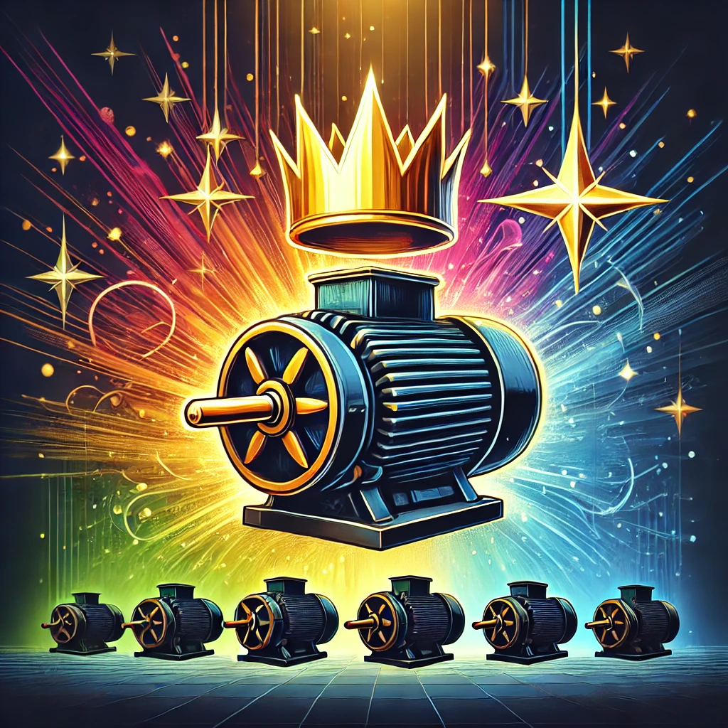 Which motor is the most widely used worldwide? Why?