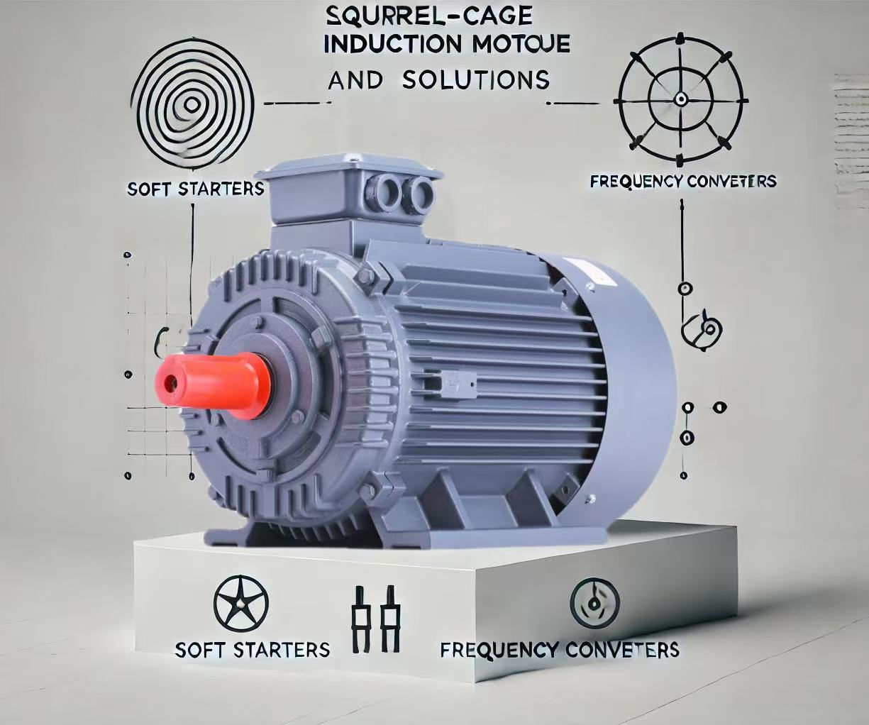 Reasons and solutions for small starting torque of squirrel cage induction motor 