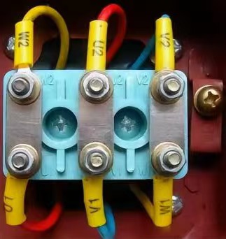 Three-phase asynchronous motor connection: star (Y) connection and delta (Δ) connection