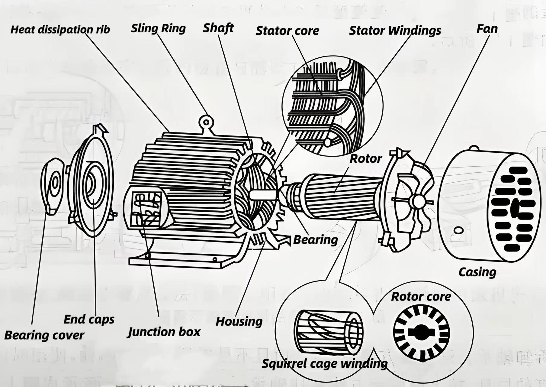 What is a Rotor? — The Core Power Component of an Induction Motor